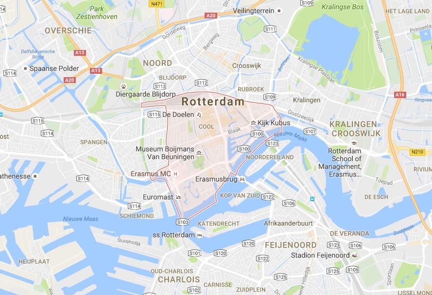 Rotterdam kituo cha ramani