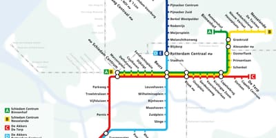 Hague metro ramani