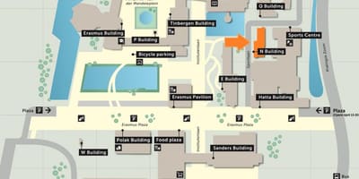 Ramani ya erasmus chuo kikuu cha Rotterdam 