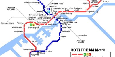 Ret Rotterdam tram ramani